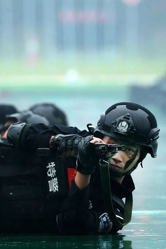 "擎枪,平肩,低姿!""后侧据枪,搜索前进…"在指挥员响亮的口令和无声的