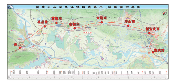 安九高鐵北接合安,合蚌,京滬高鐵,南連武九,昌九,昌吉贛,贛深等高鐵