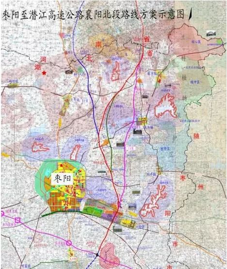 枣阳至潜江高速公路襄阳北段项目路线起点位于蕲春县官窑镇红旗岗村