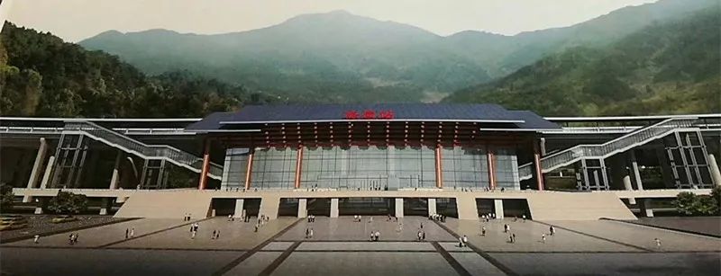 湖北保康高铁站后坪新镇出效果图了快来点赞