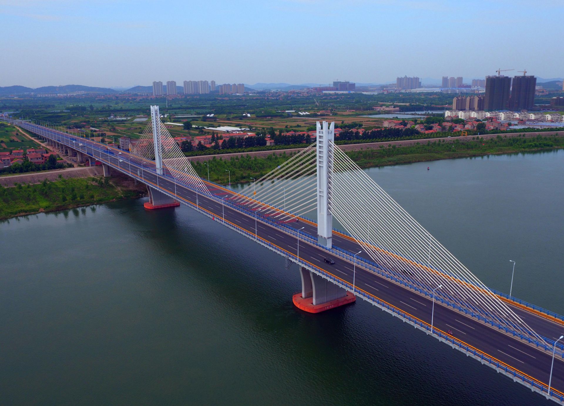 汉川马鞍乡汉江大桥图片