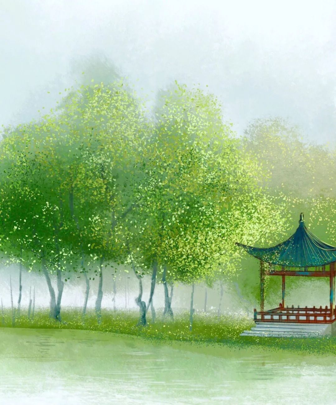 一场秋雨,带着些许寒意,终于是将伏天那份暑气消个一干二净,惬意无比.