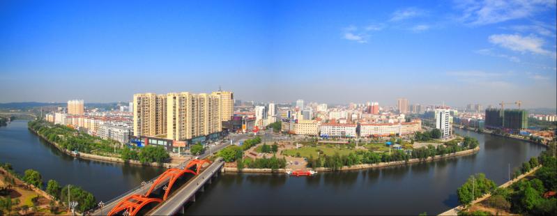 湖北广水一河两岸换美景