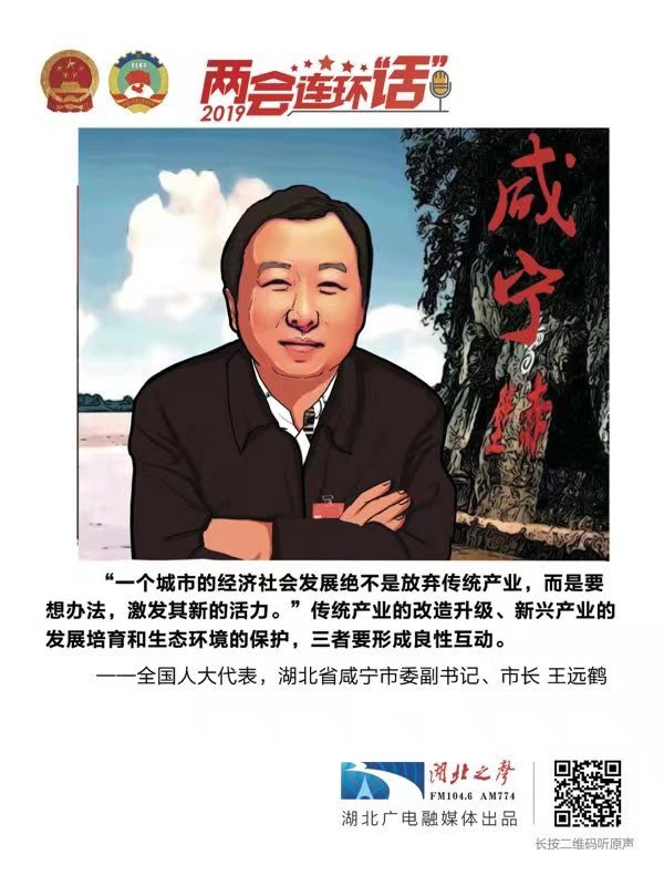 全国人大代表王远鹤传统产业的升级新兴产业的培育和生态环境的保护