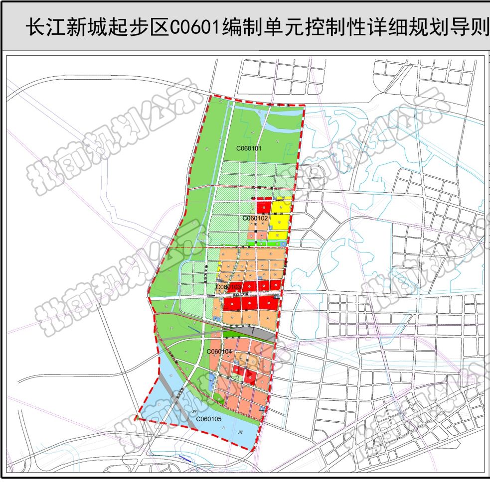 重磅长江新城起步区详细规划曝光