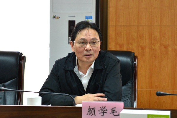 湖南省水利厅厅长颜学毛一行到访我厅