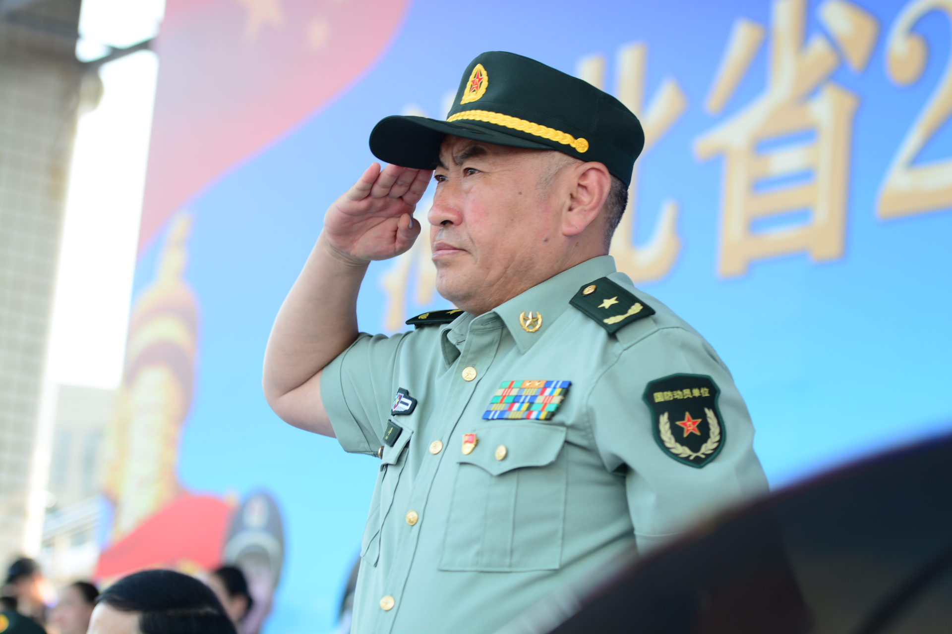 湖北省省委常委,省军区司令员马涛, 湖北省副省长赵海山出席活动并