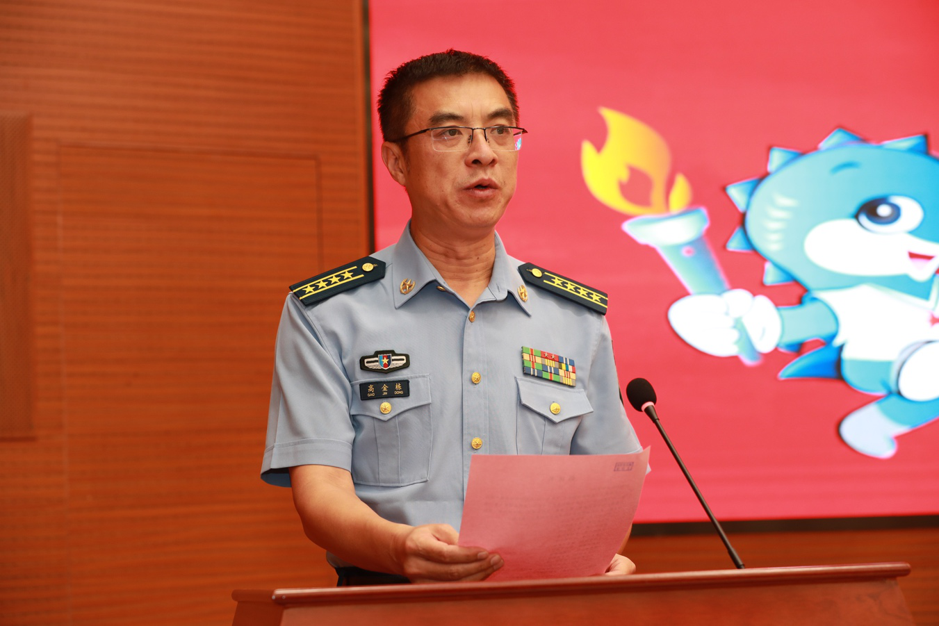 驻鄂部队召开参与军运会保障工作誓师大会_长江云