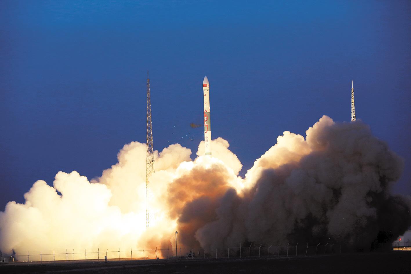 仅隔102小时,快舟又升空 "湖北造"再创纪录