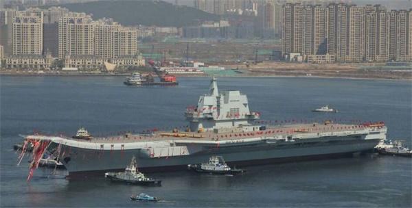 山东舰,舷号"17"!中国进入"双航母"时代