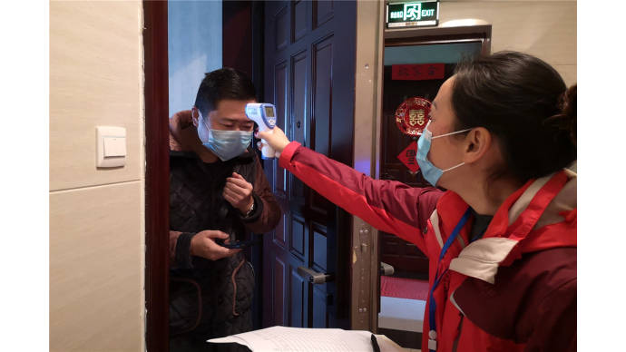 湖北夷陵全民健康体温监测确保不漏一户不漏一人