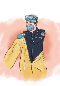 我是一名安检员我有画想说