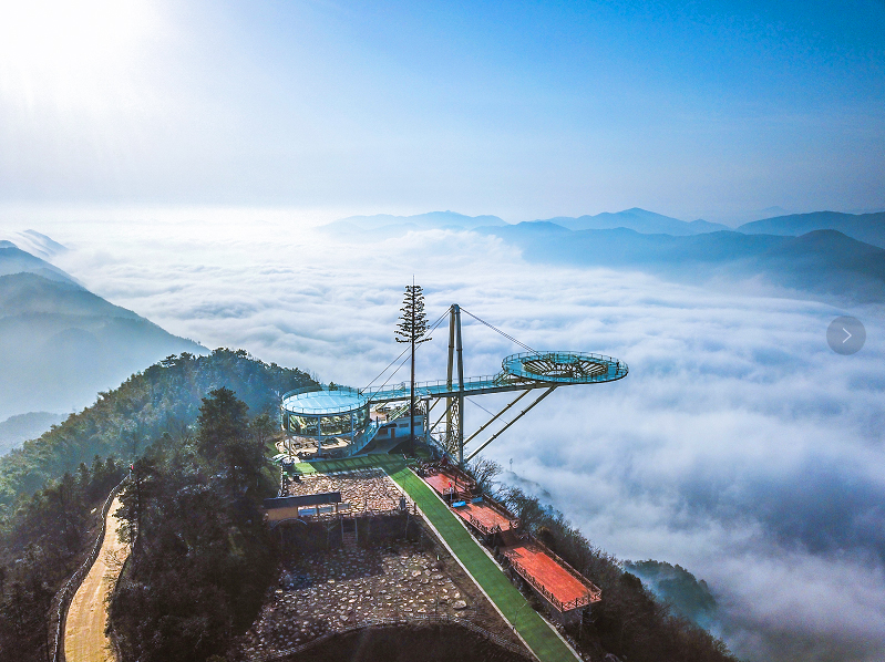 阳新仙岛湖天空之城图片