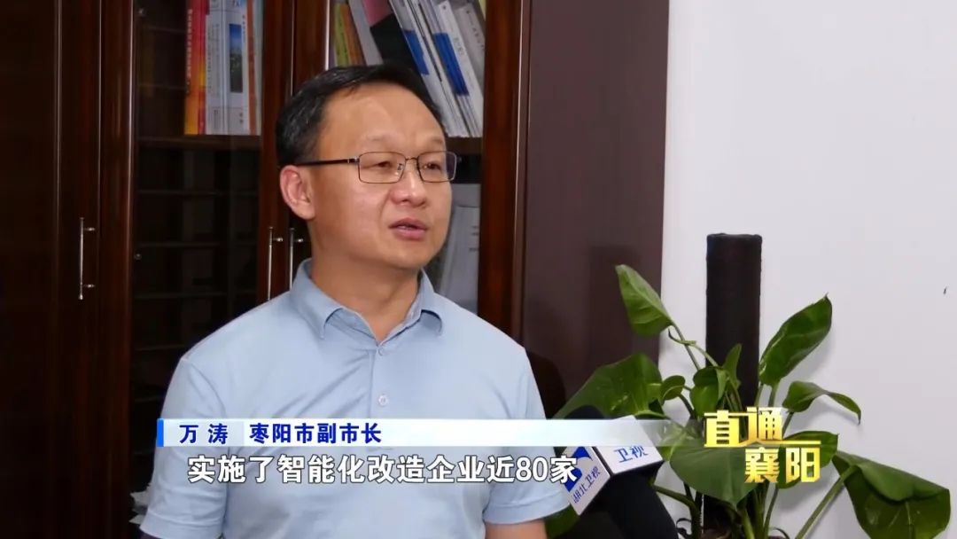枣阳市副市长 万涛:全市规模以上工业企业中,实施了智能化改造企业近