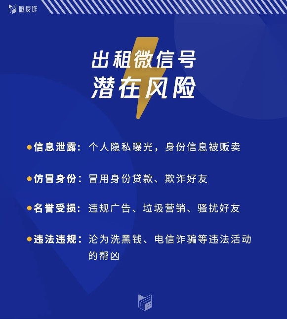 微反诈2020 | 我只是出租微信号,为什么警察叔叔却来敲门?