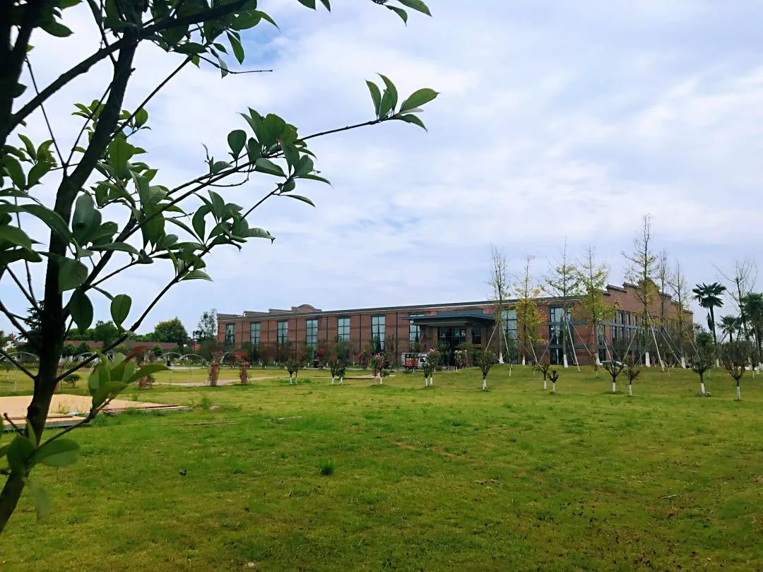 婚庆小镇由荆楚派风格建筑组成,集"东方神木"之灵气,融"岑参文化"之