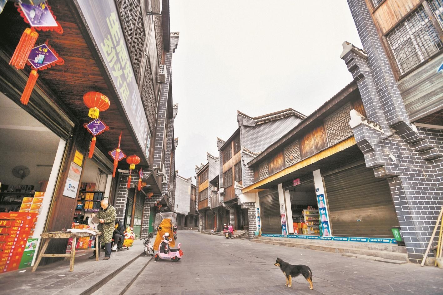 武汉新洲旧街守"旧"迎"新"