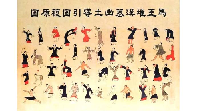 传统体育闹新春八段锦功法