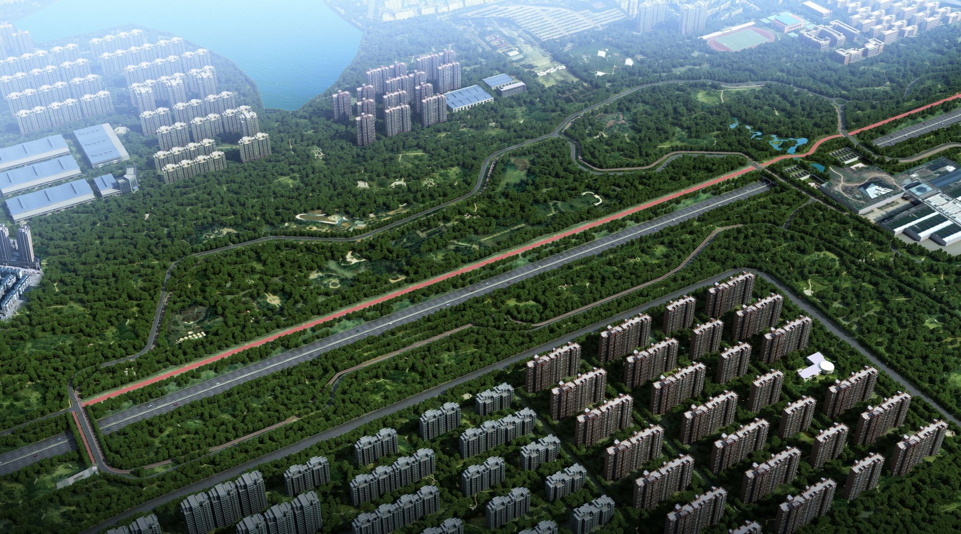 届时,市民沿绿道可游览张毕湖公园,竹叶海公园,武汉园博园等公园美景