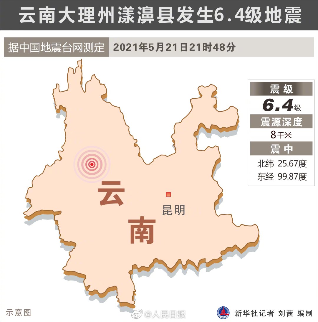 雲南地震致多趟列車停運