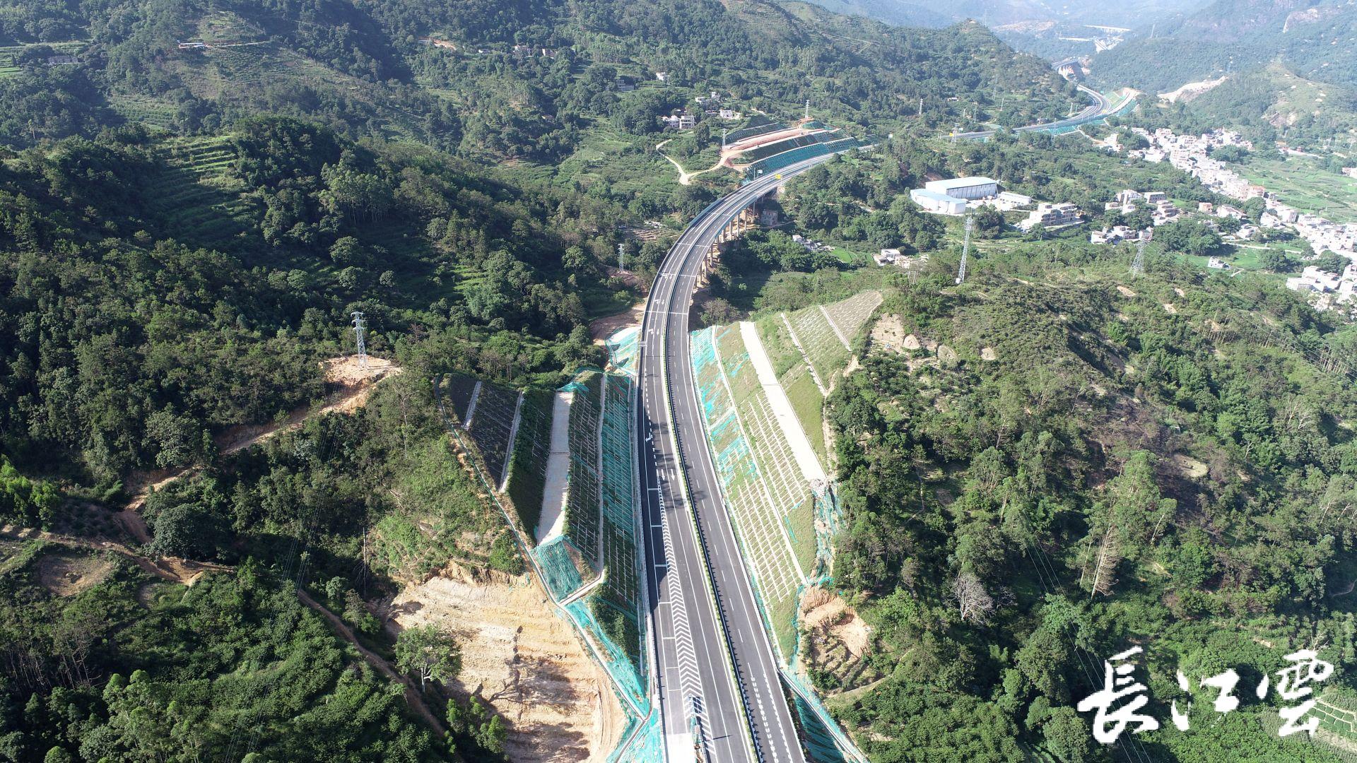 这条最美绿色高速公路云茂高速公路正式建成通车