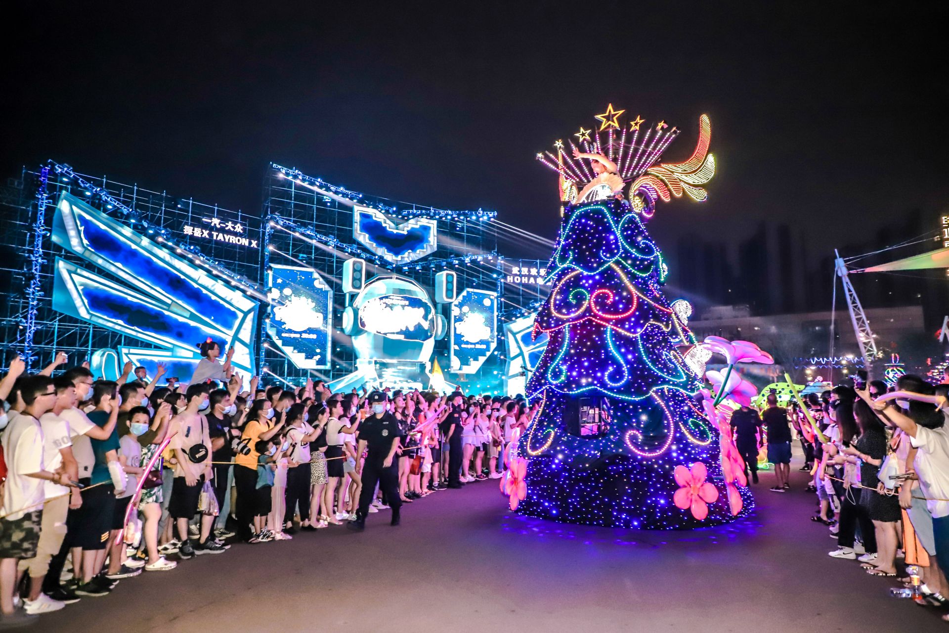 2021武汉欢乐谷hoha电音节73即将开幕点亮江城夏夜