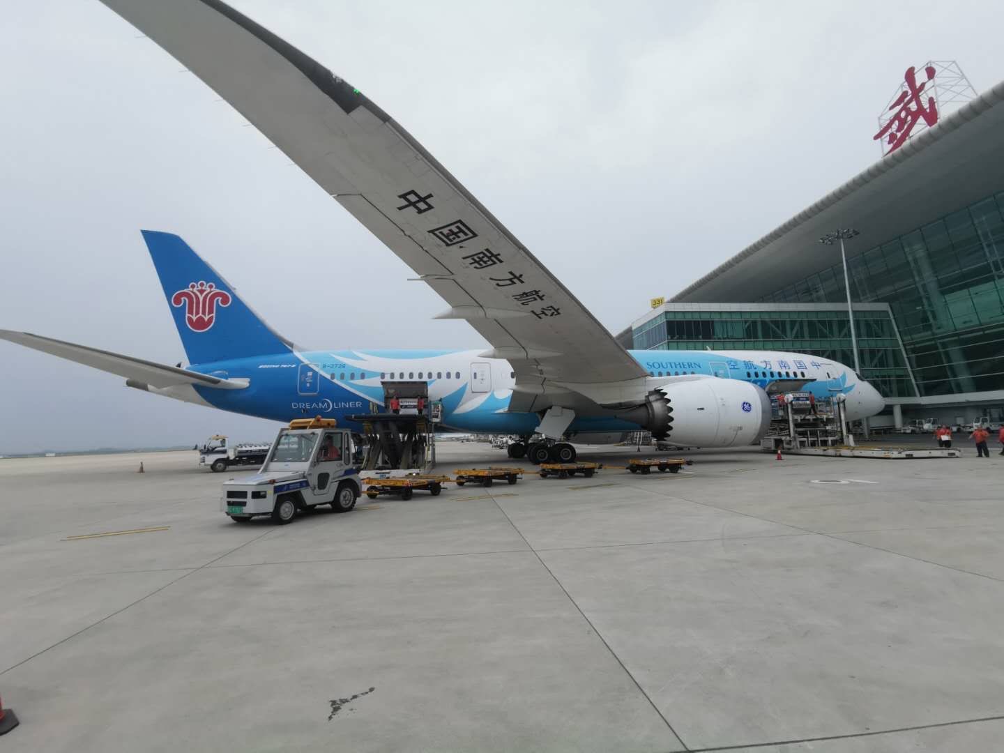 暑期旅游旺季至南航波音787宽体客机在武汉上线