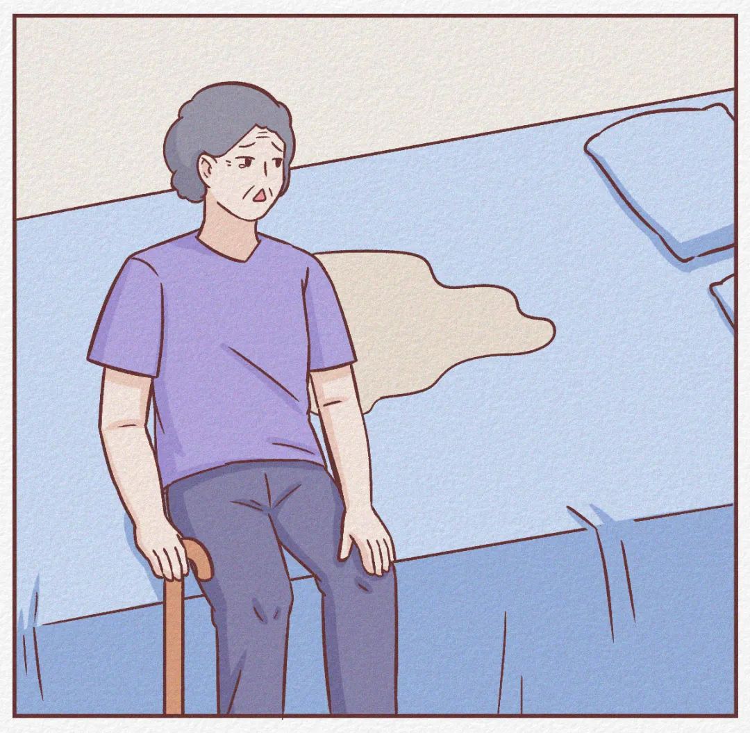 穿着纸尿裤的妈妈,像个做错事的孩子