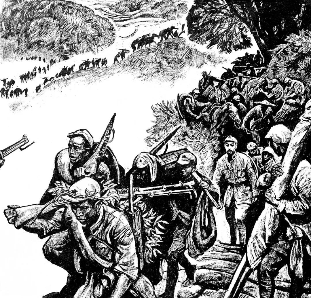 在这场战役中,有一位师长发出了"誓为苏维埃新中国流尽最后一滴血"的