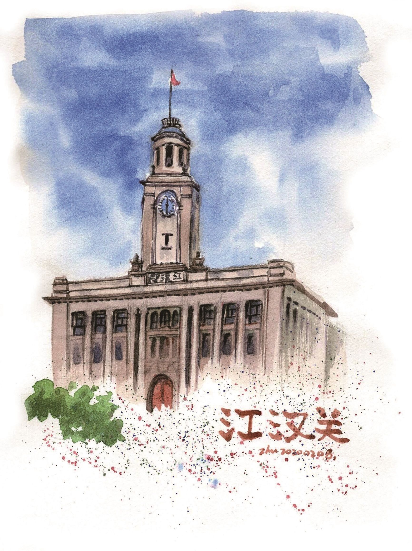 90后城市速写者用手绘记录武汉