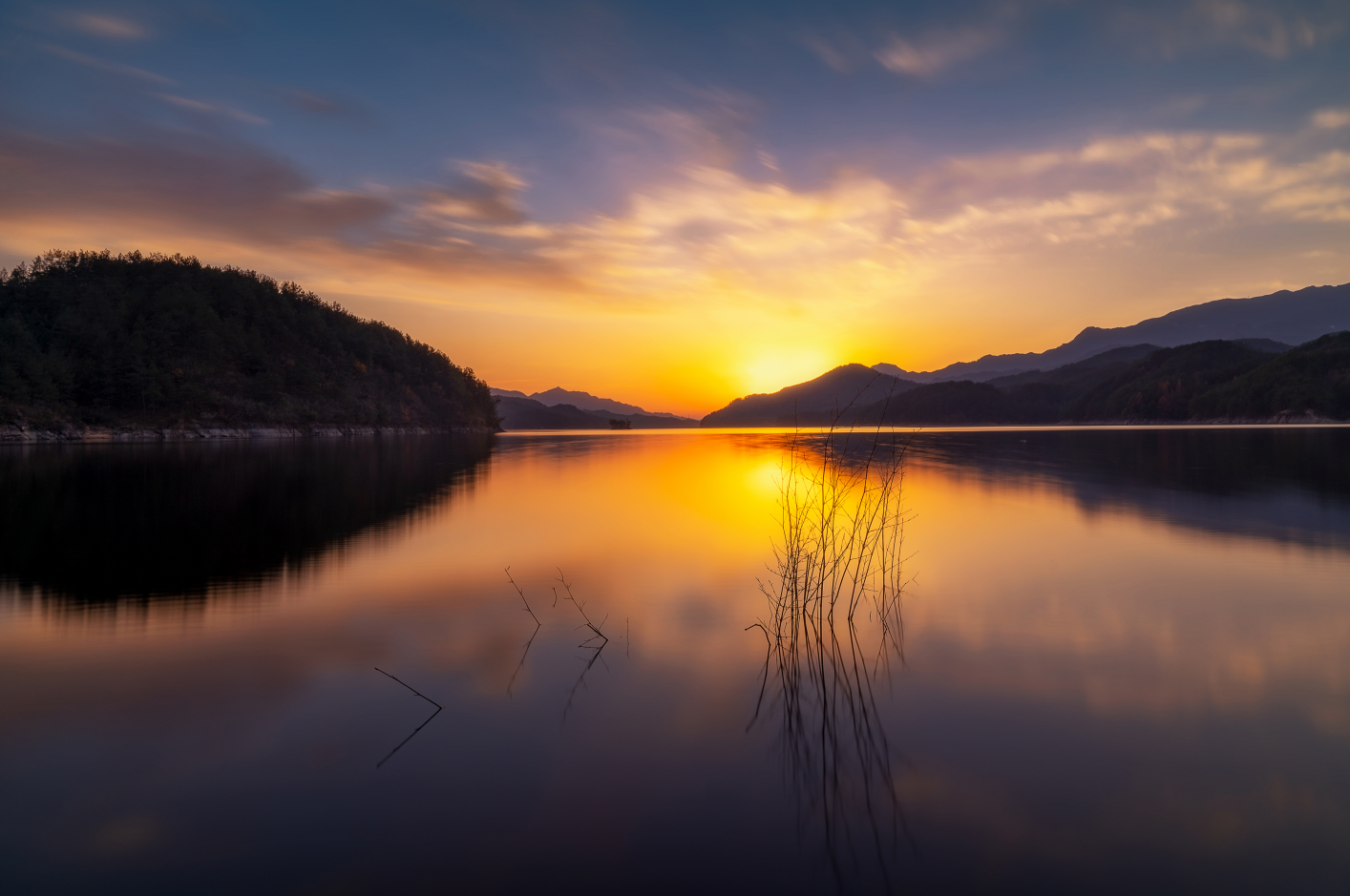 极美湖北每日一景丨湖北罗田天堂湖天堂湖冬韵