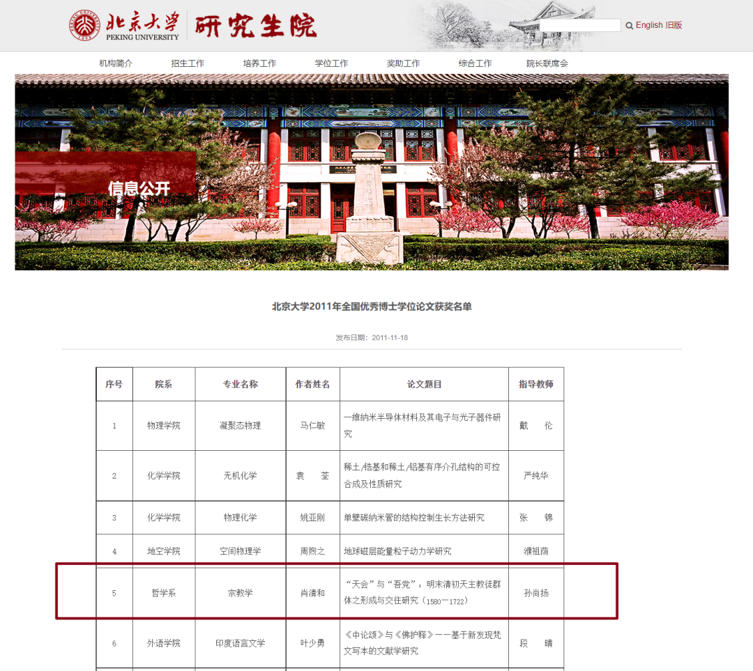 孙尚扬教授肖清和2003年9月这一论文后记看哭了不少网友她要让她的两