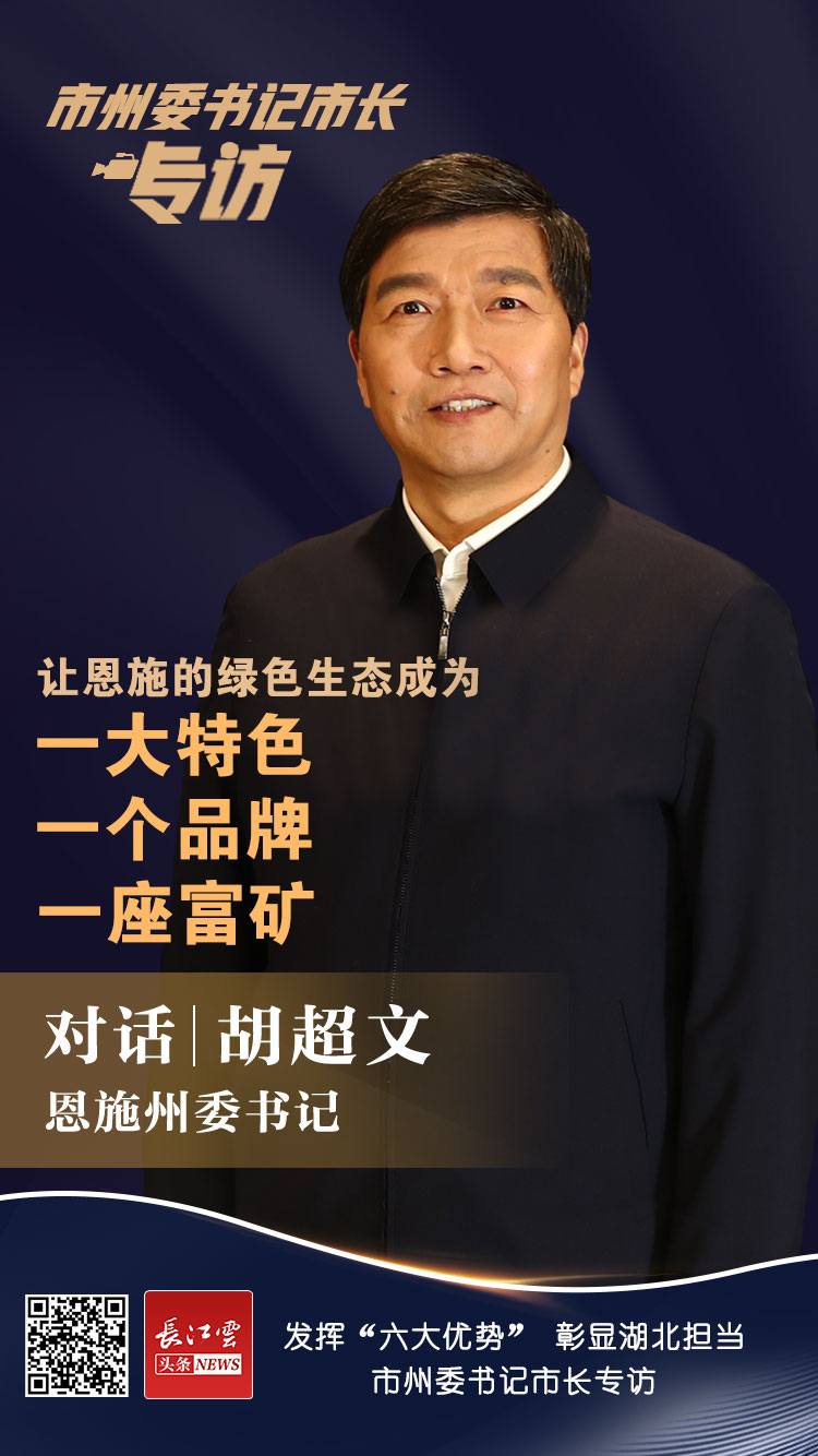 海报如何让恩施绿色生态成为一座富矿恩施州委书记胡超文这样说