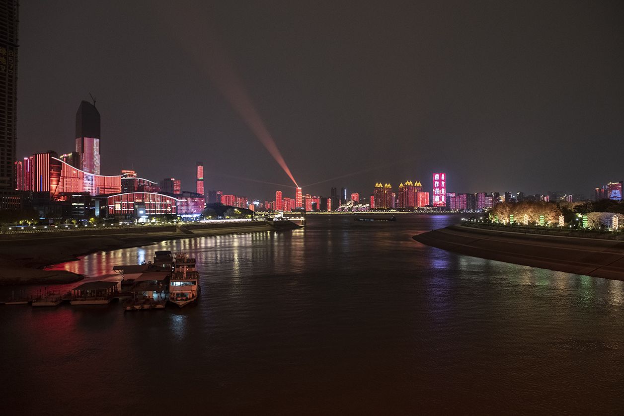 精彩湖北武汉夜色璀璨一瞥