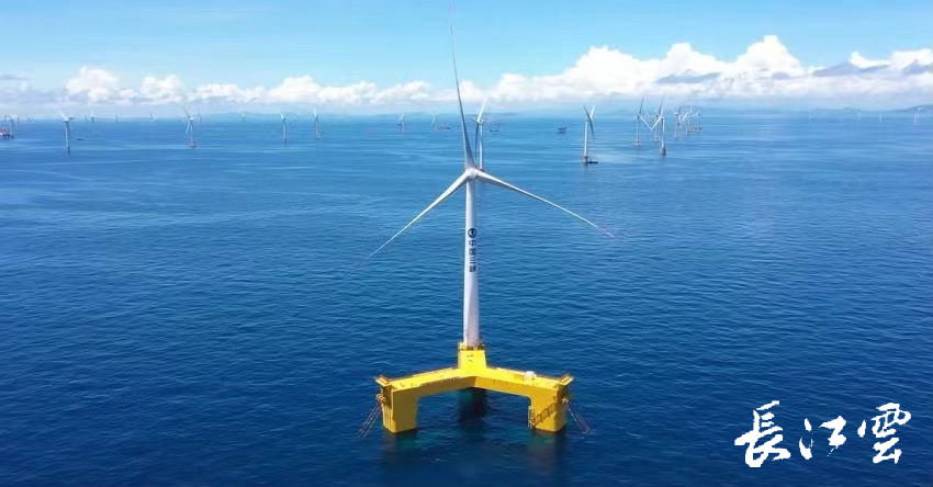 全球首台抗台风型漂浮式海上风机成功并网发电