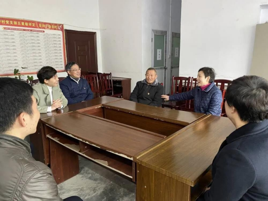 湖北省人社厅调研恩施州在咸丰县龙坪村宣讲党的十九届六中全会精神