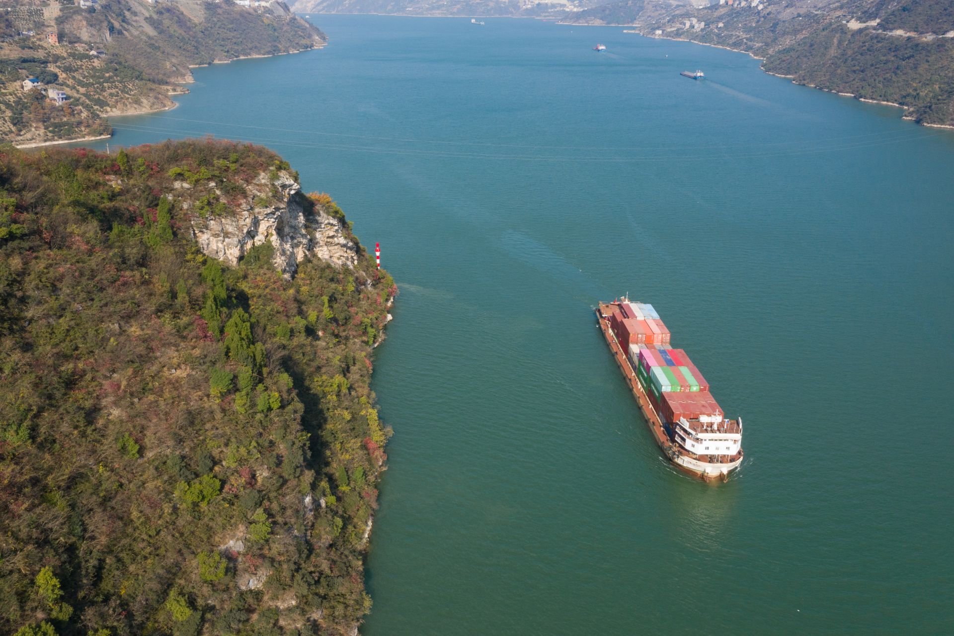 秭归冬日三峡02江山如画