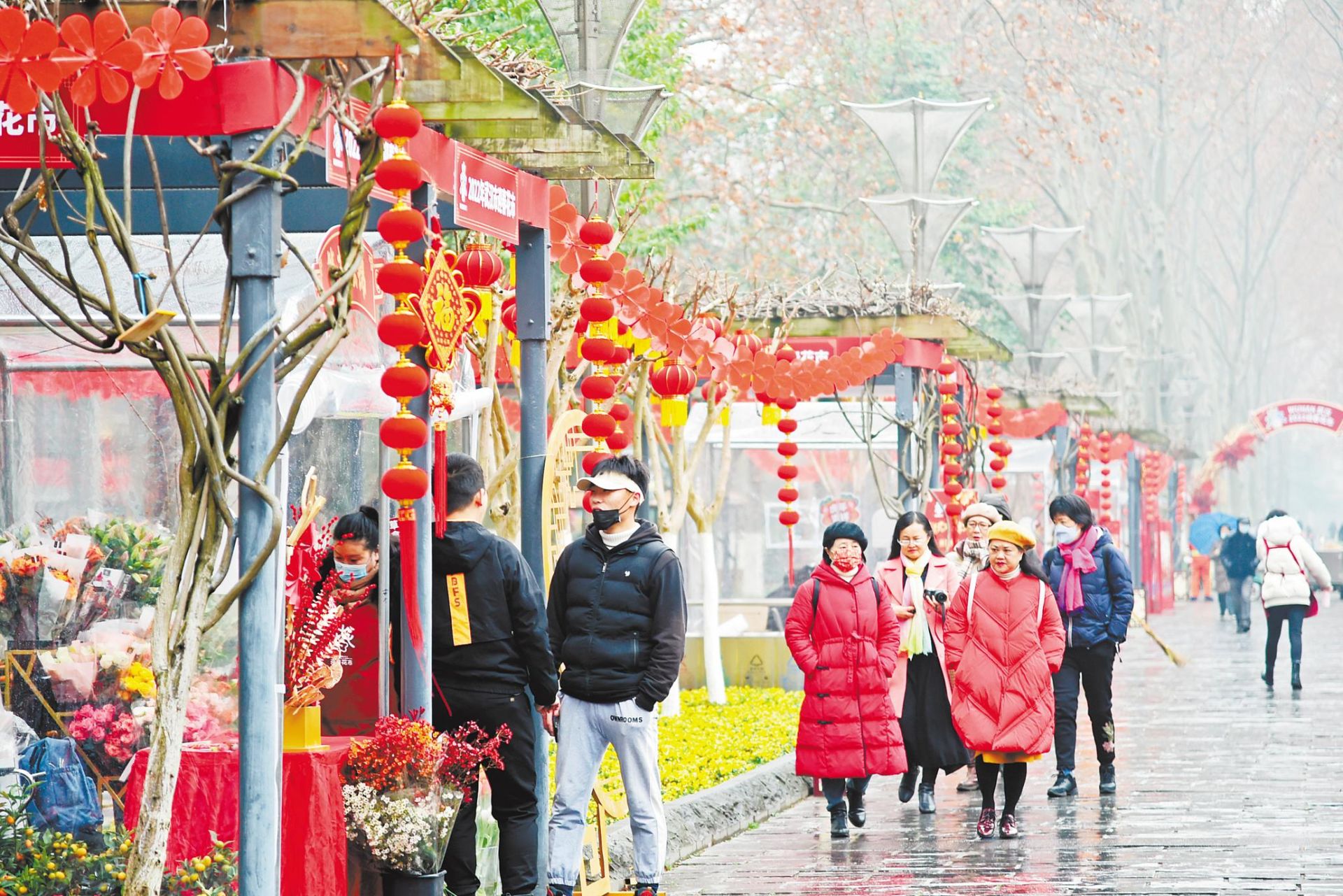 武汉迎春花市图片