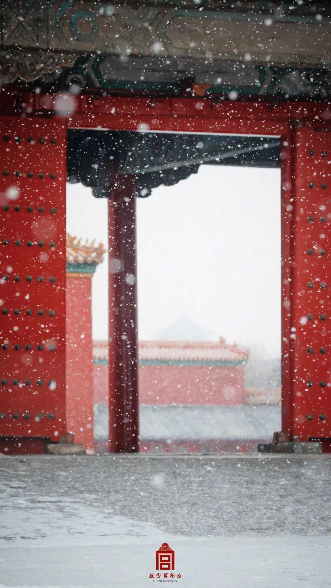 雪天故宫照片图片
