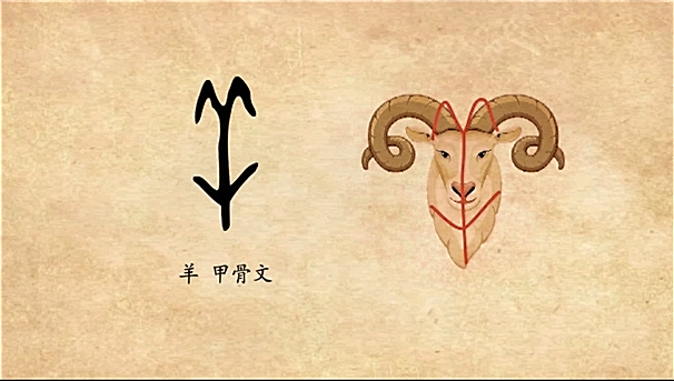在很多甲骨文和金文中,羊直接解读为祥,后来才加上祭祀的示字,因为它