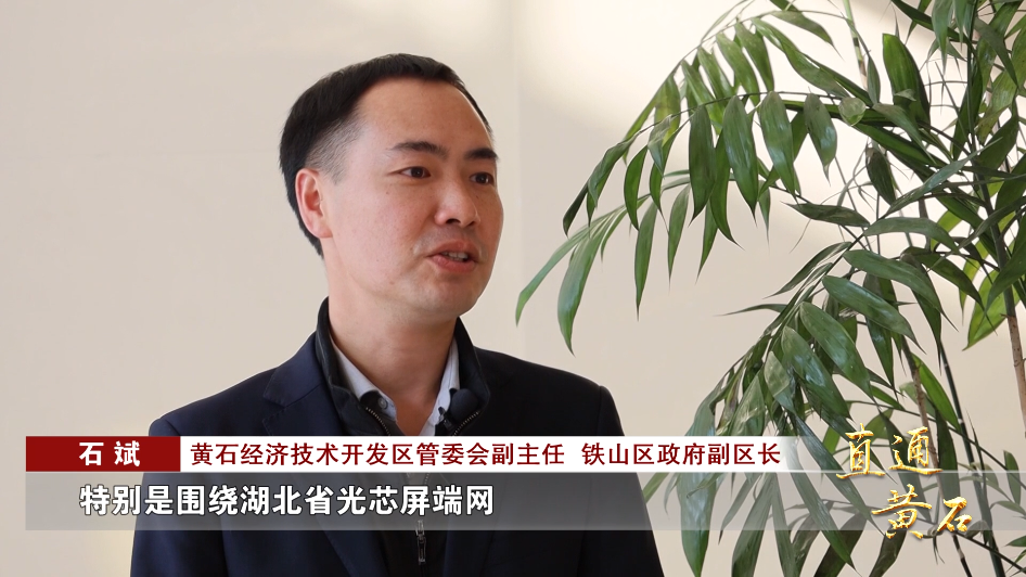 黄石经济技术开发区管委会副主任,铁山区政府副区长 石斌:"主动融入