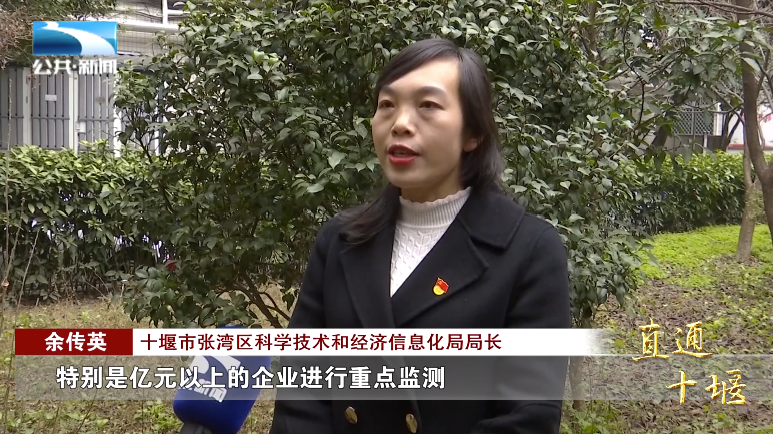 十堰市张湾区科学技术和经济信息化局局长余传英:"对辖区重点企业