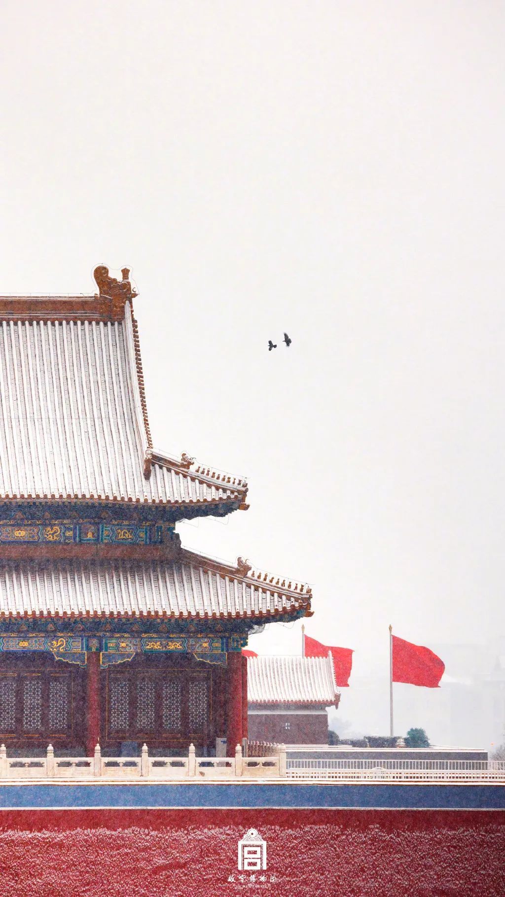 白雪红墙上新了故宫的绝美雪景北京迎来了虎年第一场雪
