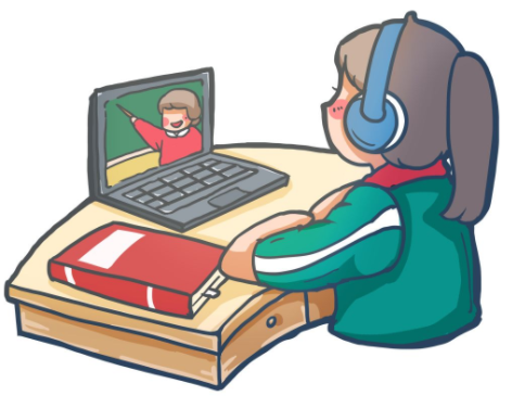 居家上网课科学用眼保护视力