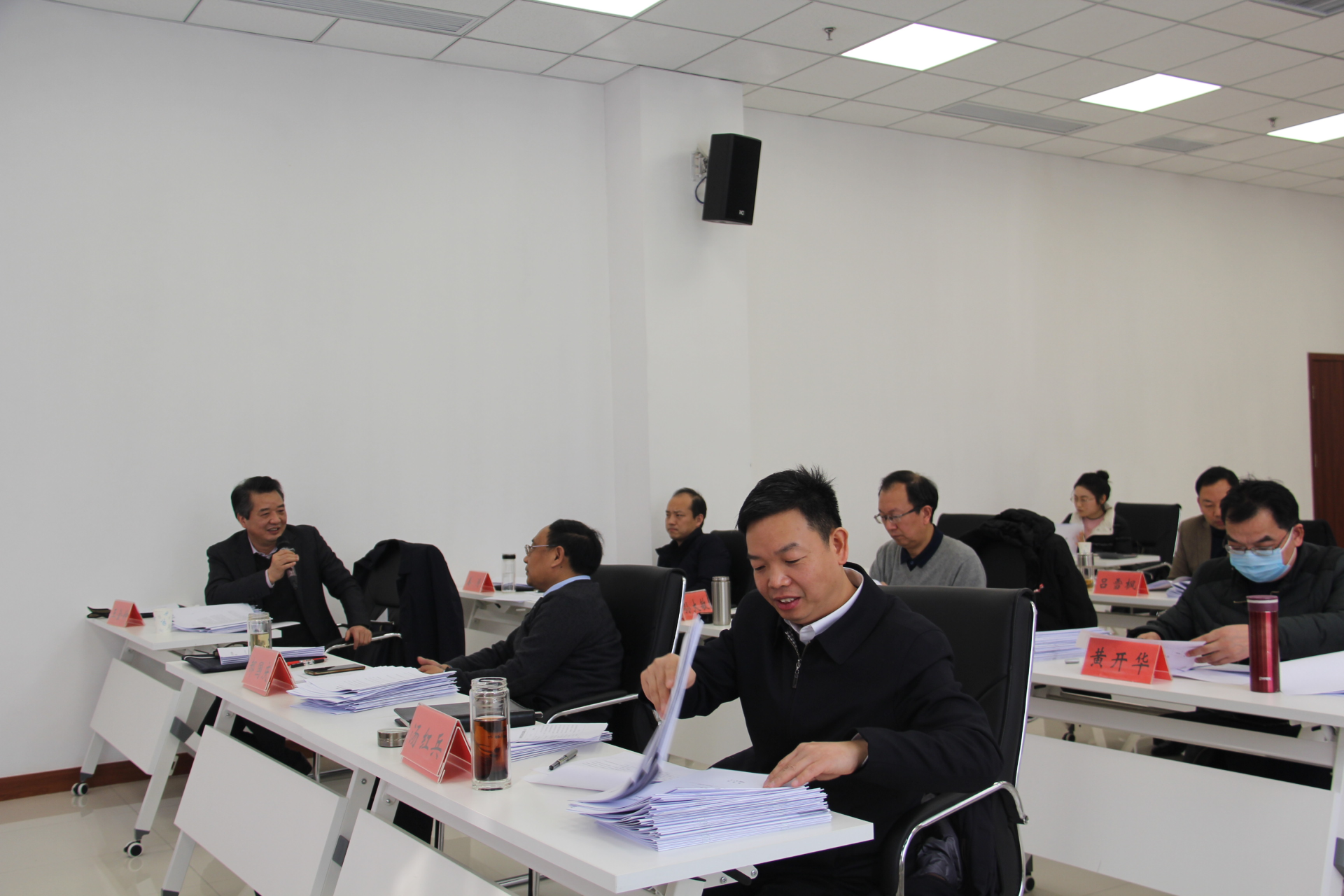 1月19日,在汤红兵副校(院)长和郝国庆教育长的统筹下在校教学楼举行