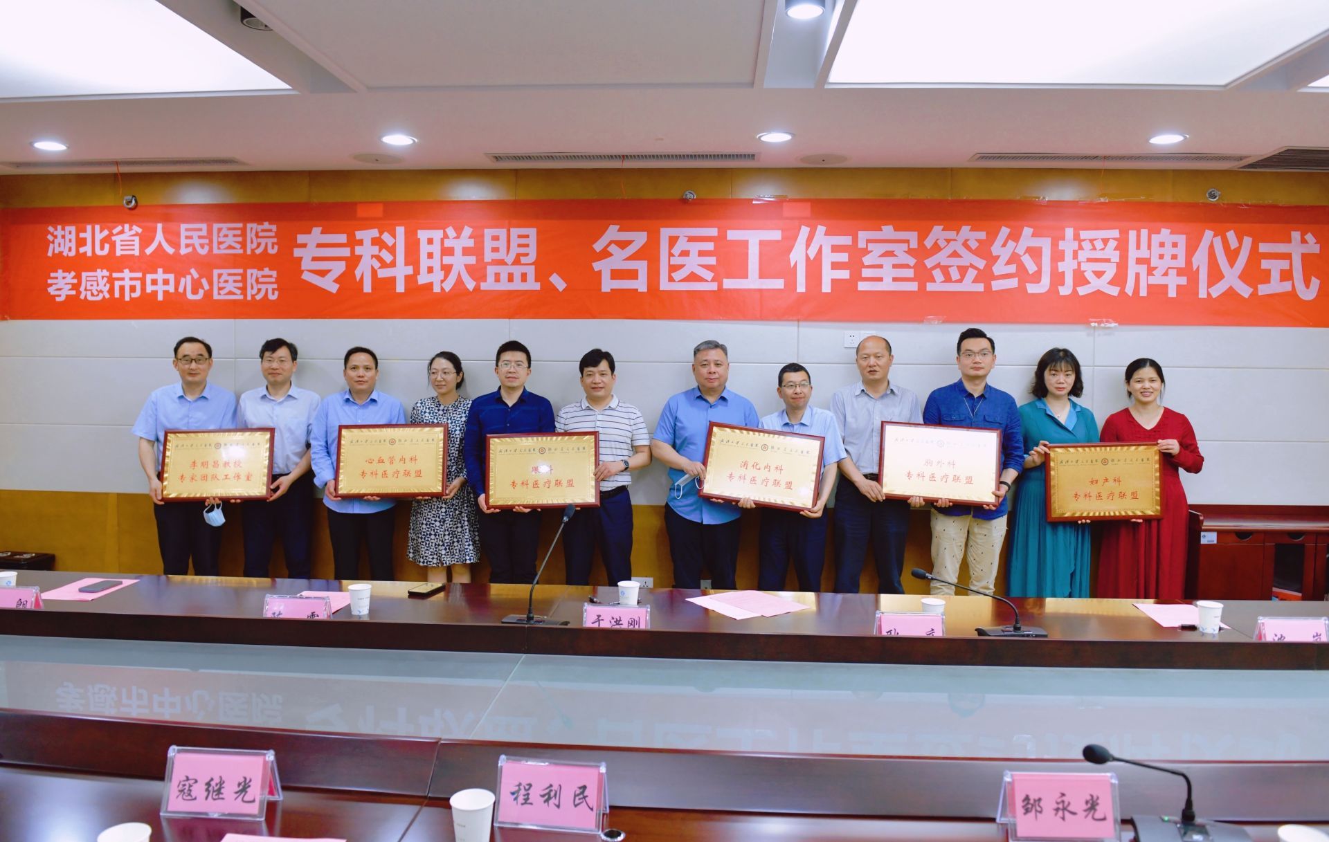 湖北省人民医院与孝感市中心医院签订6大专科联盟