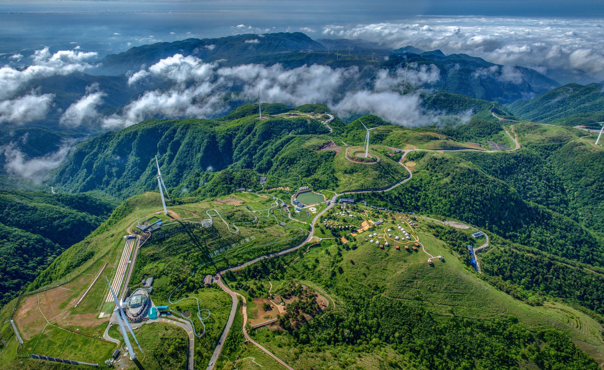 宜昌夷陵:无人机航拍大美分乡 乡村生态风光醉人