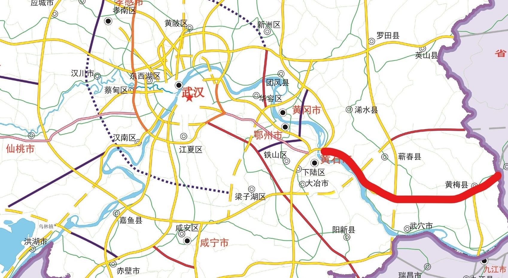 沪渝高速路线高清图图片