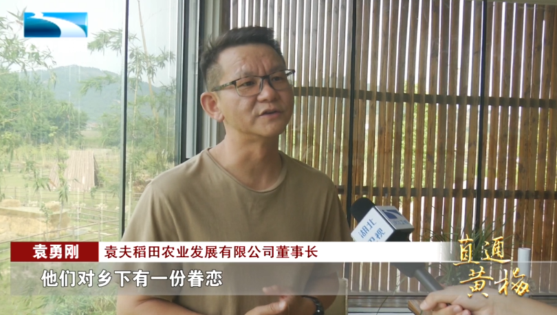 袁夫稻田农业发展有限公司董事长 袁勇刚:"因为很多六零,七零,八零后