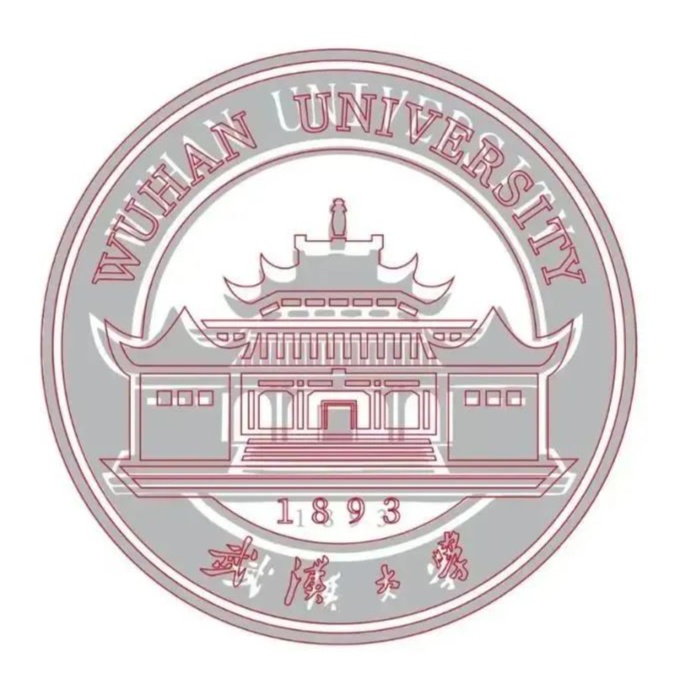 目前武大所用校徽.